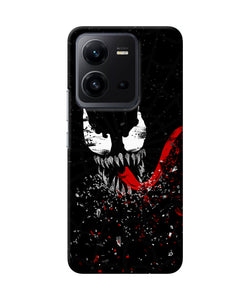 Venom black poster Vivo V25 5G Back Cover