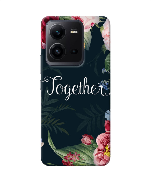 Together flower Vivo V25 5G Back Cover