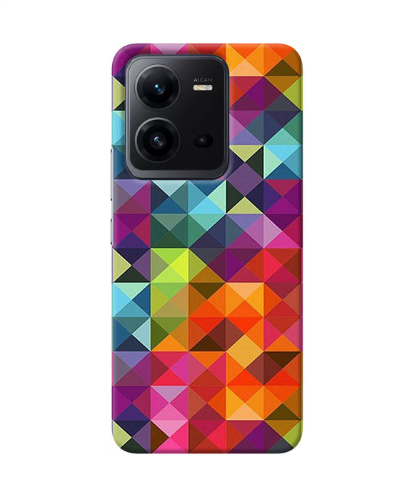 Abstract triangle pattern Vivo V25 5G Back Cover