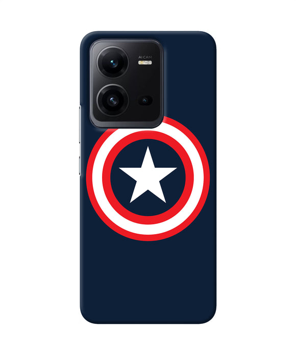 Captain america logo Vivo V25 5G Back Cover