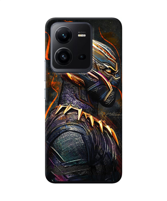 Black panther side face Vivo V25 5G Back Cover