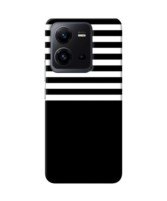 Black and white print Vivo V25 5G Back Cover