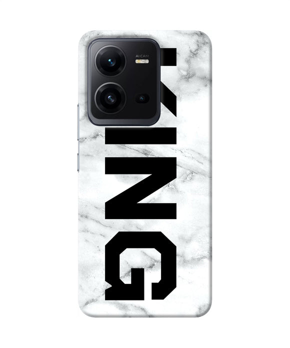 King marble text Vivo V25 5G Back Cover