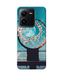 Basket ball moon Vivo V25 5G Back Cover