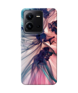 Abstract black smoke Vivo V25 5G Back Cover