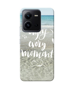 Enjoy every moment sea Vivo V25 5G Back Cover