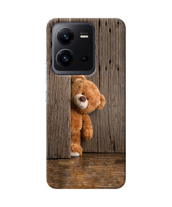 Teddy wooden Vivo V25 5G Back Cover