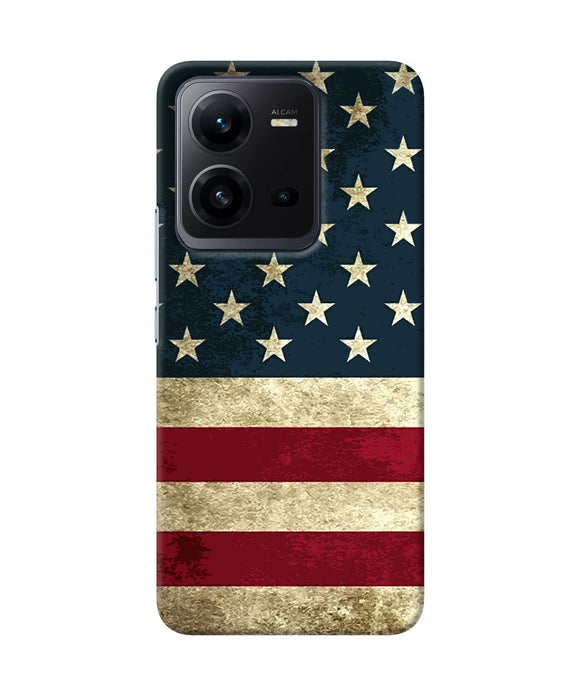 Vintage US flag Vivo V25 5G Back Cover