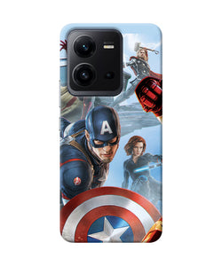 Avengers on the sky Vivo V25 5G Back Cover