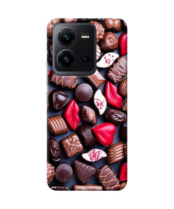 Valentine special chocolates Vivo V25 5G Back Cover