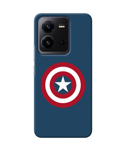 Captain america logo Vivo V25 5G Back Cover