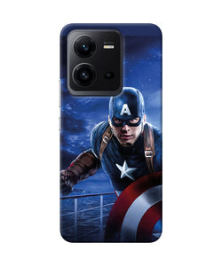 Captain with ironman Vivo V25 5G Back Cover