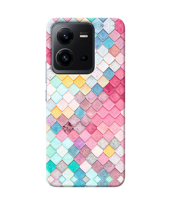 Colorful fish skin Vivo V25 5G Back Cover