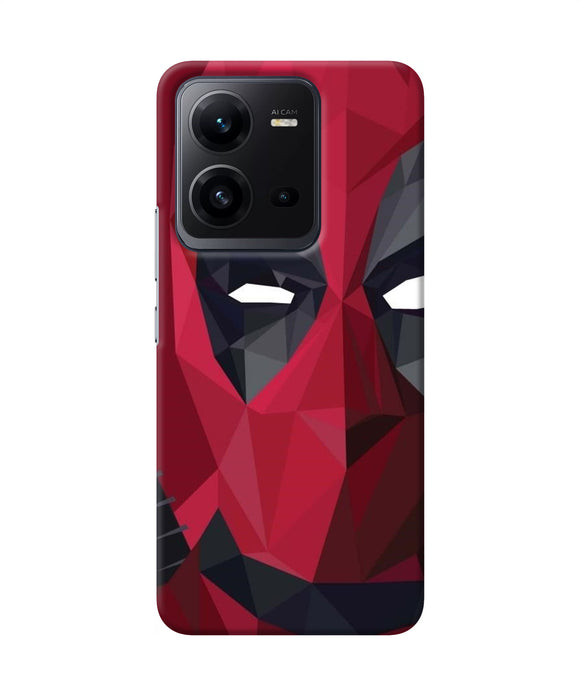 Abstract deadpool half mask Vivo V25 5G Back Cover