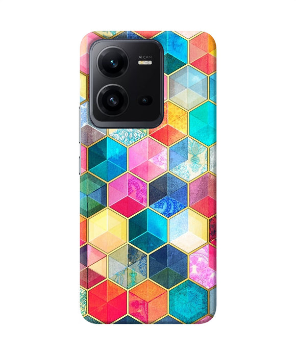 Abstract color box Vivo V25 5G Back Cover