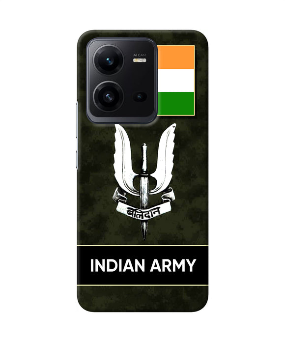 Indian flag balidan logo Vivo V25 5G Back Cover