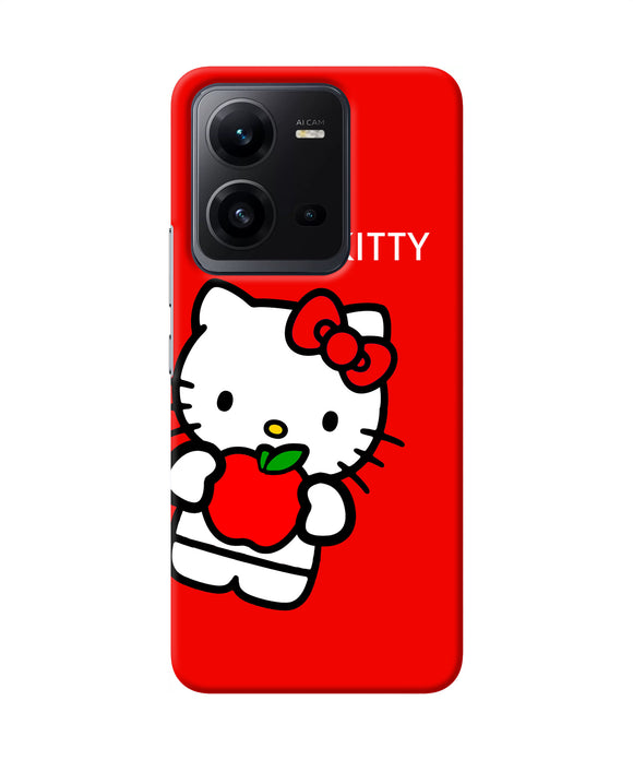 Hello kitty red Vivo V25 5G Back Cover
