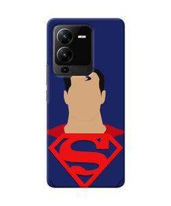 Superman Cape Vivo V25 Pro 5G Real 4D Back Cover