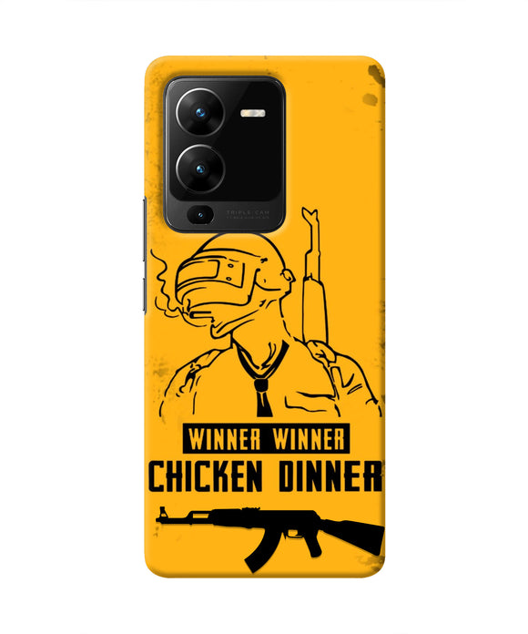 PUBG Chicken Dinner Vivo V25 Pro 5G Real 4D Back Cover