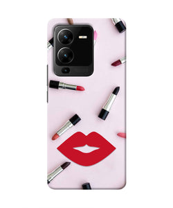 Lips Lipstick Shades Vivo V25 Pro 5G Real 4D Back Cover