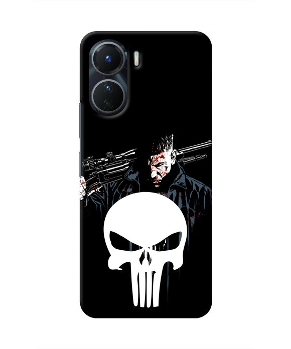 Punisher Character Vivo Y16 Real 4D Back Cover