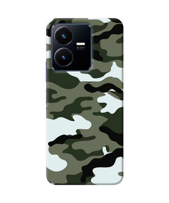 Camouflage Vivo Y22 Back Cover