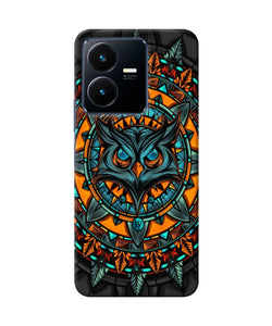 Angry Owl Art Vivo Y22 Back Cover