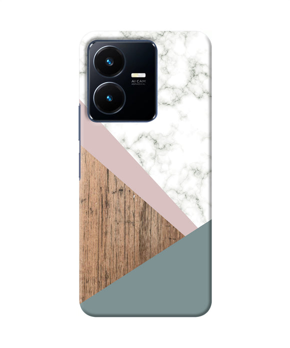 Marble wood Abstract Vivo Y22 Back Cover