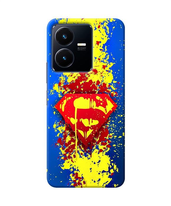 Superman logo Vivo Y22 Back Cover