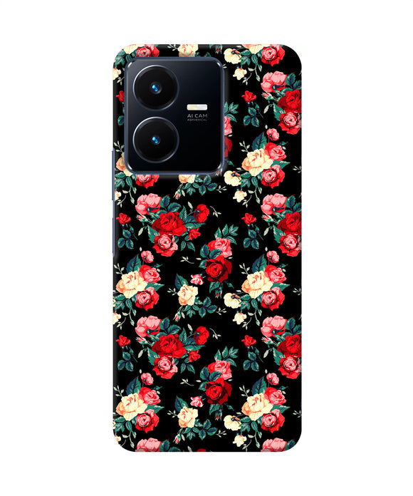 Rose Pattern Vivo Y22 Back Cover