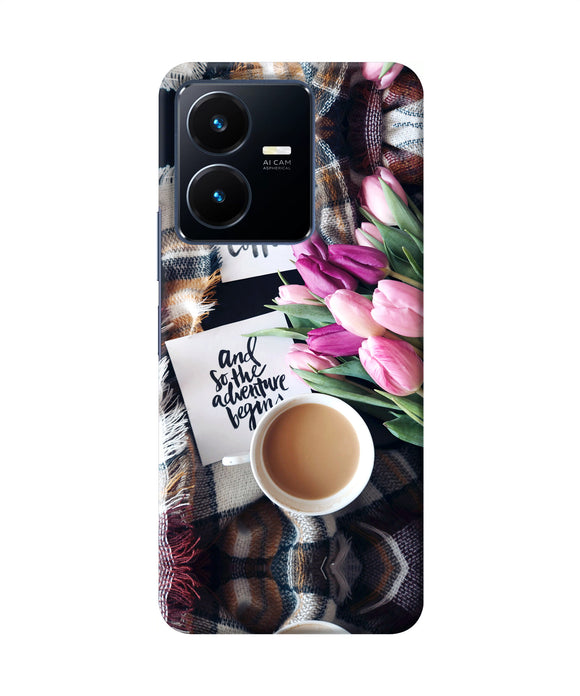 Love Coffee Quotes Vivo Y22 Back Cover