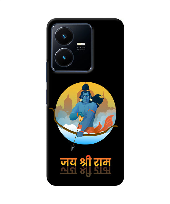 Black Jay Shree Ram Vivo Y22 Back Cover