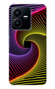 Colorful Strings Vivo Y22 Back Cover