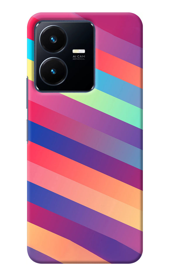 Stripes color Vivo Y22 Back Cover