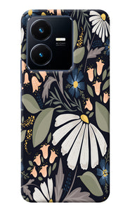 Flowers Art Vivo Y22 Back Cover