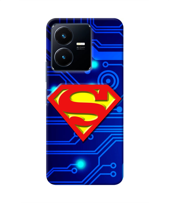 Superman Abstract Vivo Y22 Real 4D Back Cover