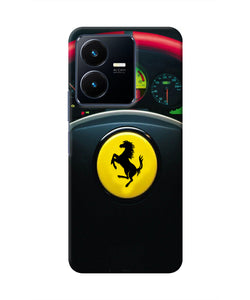 Ferrari Steeriing Wheel Vivo Y22 Real 4D Back Cover