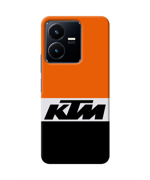 KTM Colorblock Vivo Y22 Real 4D Back Cover