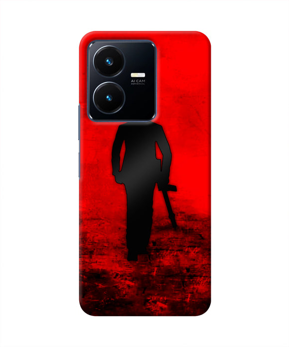 Rocky Bhai with Gun Vivo Y22 Real 4D Back Cover