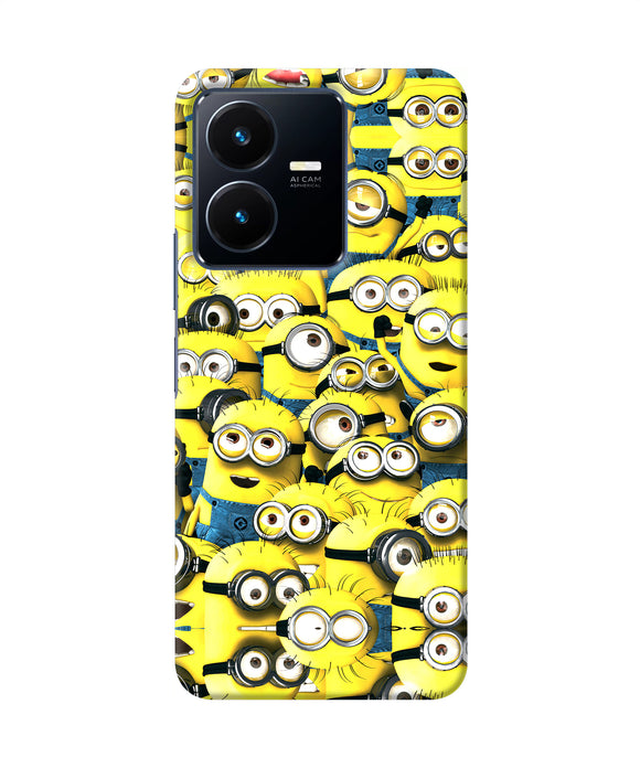 Minions mini crowd Vivo Y22 Back Cover