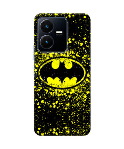 Batman last knight print yellow Vivo Y22 Back Cover