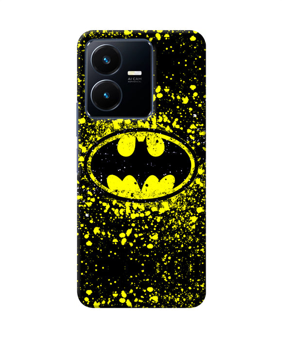 Batman last knight print yellow Vivo Y22 Back Cover