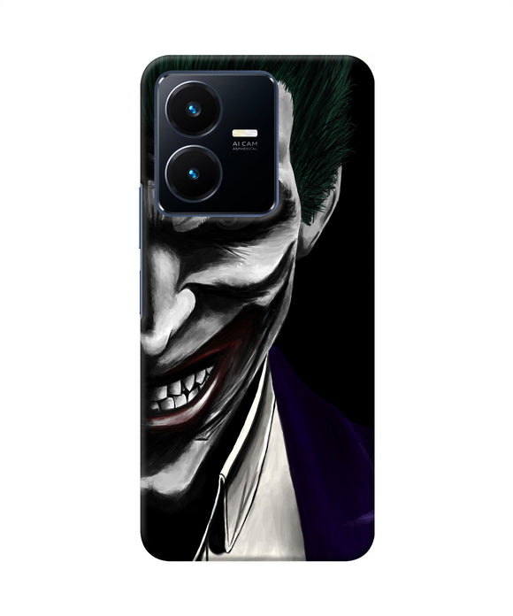 The joker black Vivo Y22 Back Cover