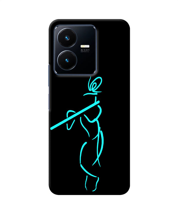 Lord krishna sketch Vivo Y22 Back Cover