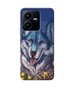 Cute wolf Vivo Y22 Back Cover