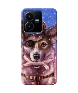 Pirate wolf Vivo Y22 Back Cover