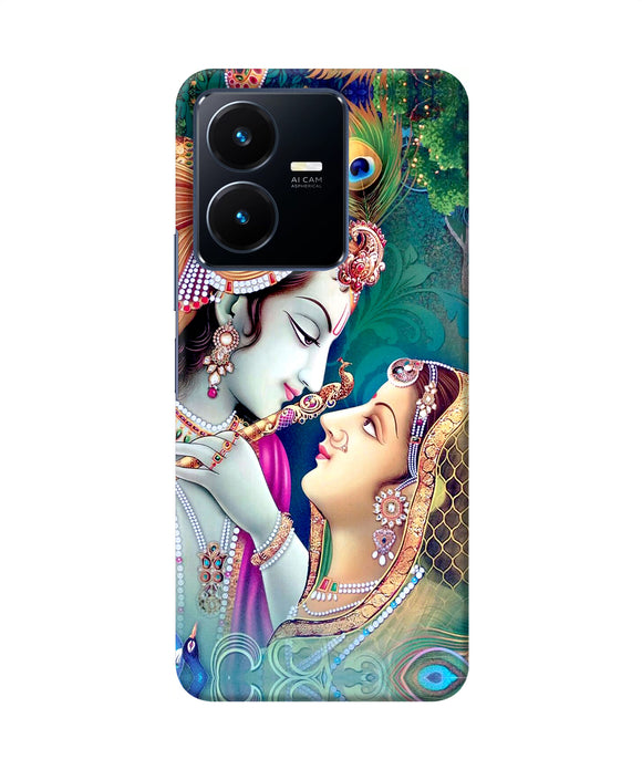 Lord radha krishna paint Vivo Y22 Back Cover