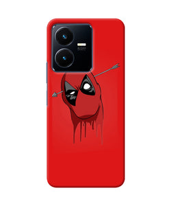 Funny deadpool Vivo Y22 Back Cover