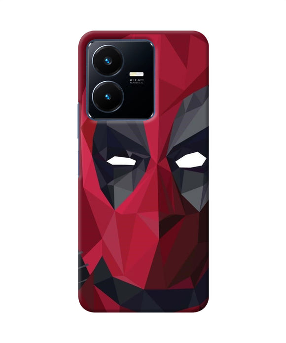 Abstract deadpool mask Vivo Y22 Back Cover