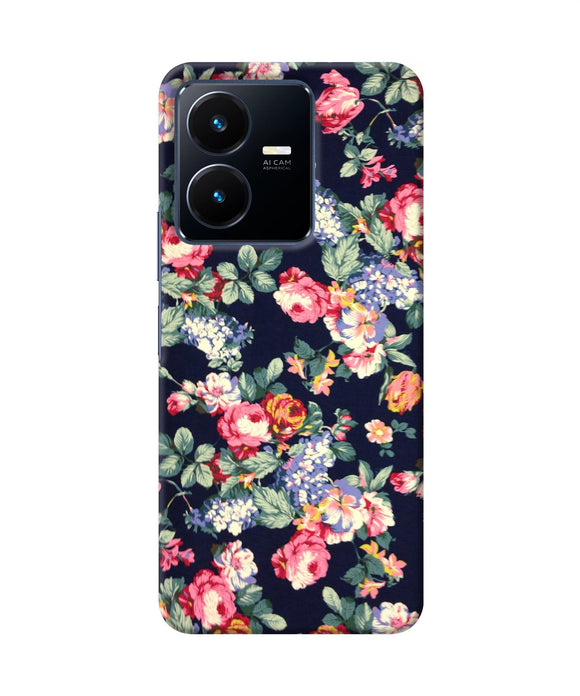 Natural flower print Vivo Y22 Back Cover